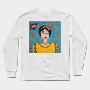 Fridi Turquesa Long Sleeve T-Shirt